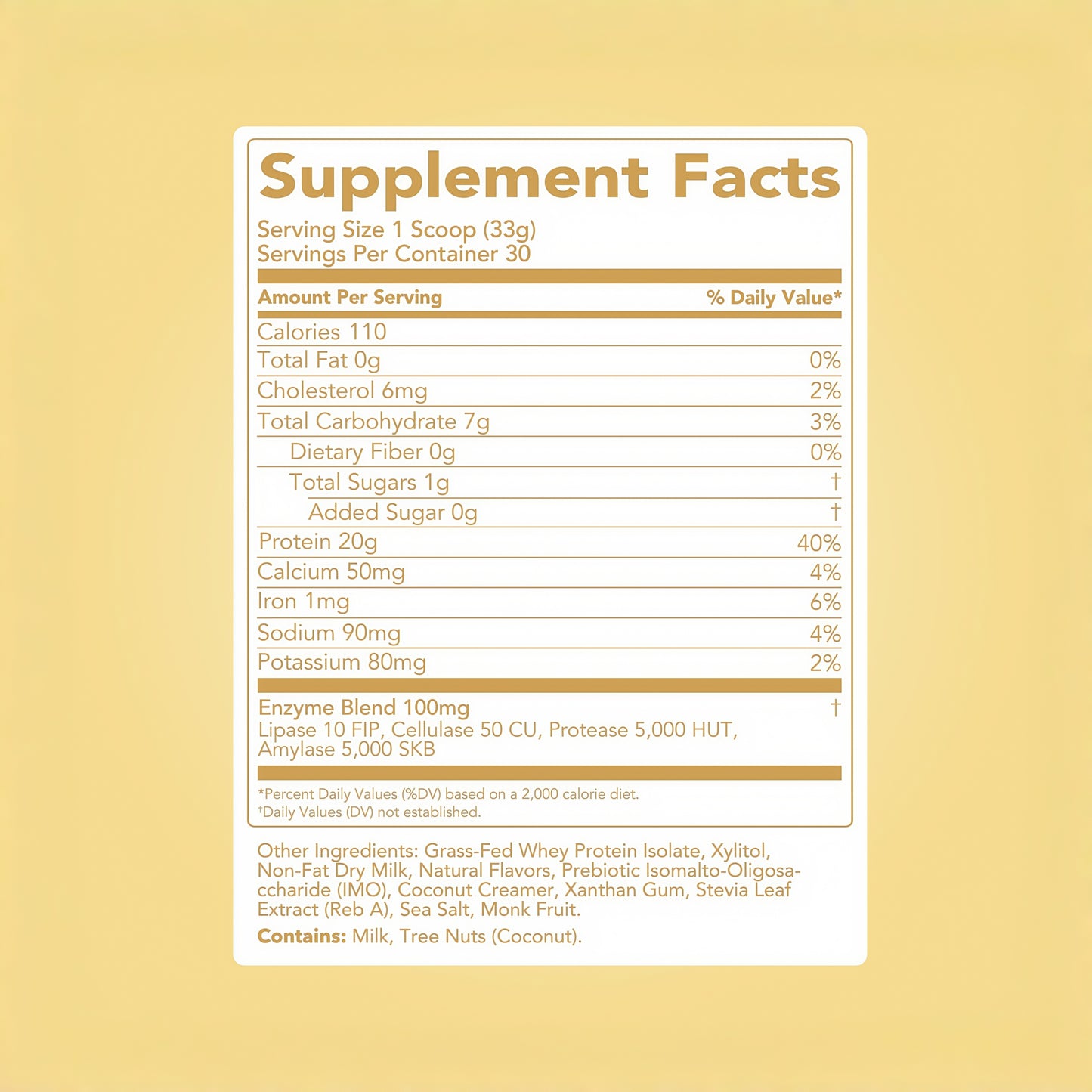 PROTEIN POWDER SIMPLY VANILLA TASTE