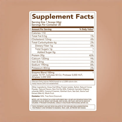 PROTEIN POWDER CHOCOLATE BROWNIE BATTER TASTE
