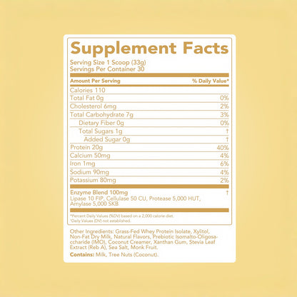 PROTEIN POWDER SIMPLY VANILLA TASTE